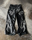 ULTRA BAGGY BRUTALISM LEATHER PANTS