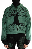 TREE OF LIFE HOODIE FOREST GREEN