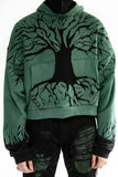 TREE OF LIFE HOODIE FOREST GREEN