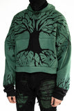 TREE OF LIFE HOODIE FOREST GREEN