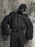 DISTRESSED SLUMBER PUFFER JACKET