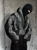 CHAINSTITCH WHIRL PUFFER JACKET