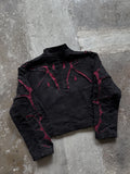 GHOST SHELL SLIM JACKET WINE RED