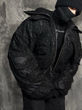 DISTRESSED SLUMBER PUFFER JACKET