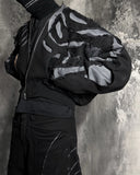 HOLLOW HOODED DENIM JACKET