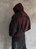 DECOMPOSED HOODIE RUST RED