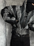 CHAINSTITCH WHIRL PUFFER JACKET