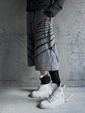 OSSA SWEATSHORTS GREY/BLACK