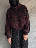 DECOMPOSED HOODIE RUST RED