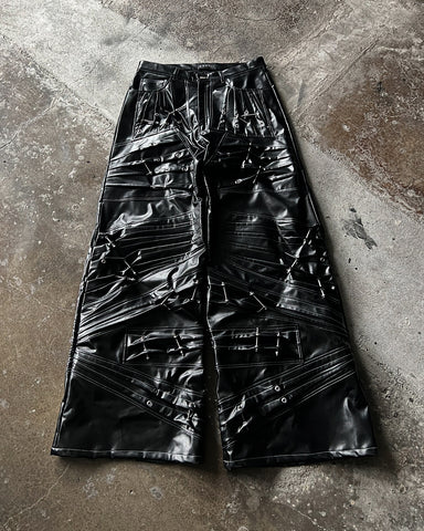 BOLT METAL LEATHER PANTS