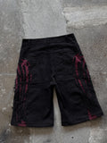 EUROTRASH JORTS WINE RED
