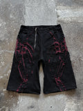 EUROTRASH JORTS WINE RED
