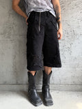 FANG DENIM JORTS
