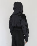 LILITH ARMORED HOODIE FADED BLACK