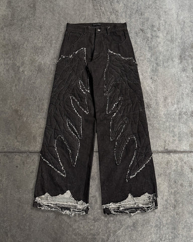 AZRAEL PADDED WING DENIM