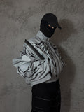 BRUTALISM TRACK JACKET GREY