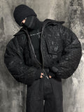 DISTRESSED SLUMBER PUFFER JACKET