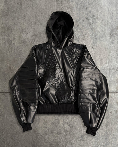 ARMAGEDDON LEATHER HOODIE