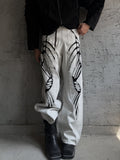 EUROTRASH DENIM WHITE/BLACK