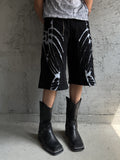EUROTRASH JORTS WHITE