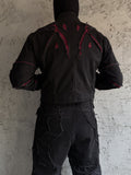 GHOST SHELL SLIM JACKET WINE RED