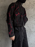 GHOST SHELL SLIM JACKET WINE RED