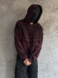 DECOMPOSED HOODIE RUST RED