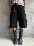 FANG DENIM JORTS