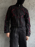 GHOST SHELL SLIM JACKET WINE RED