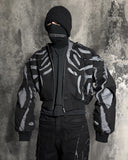 HOLLOW HOODED DENIM JACKET