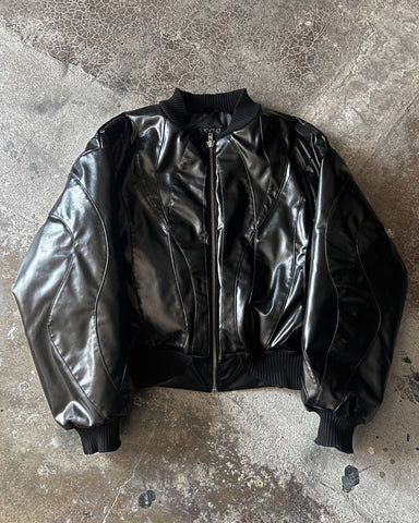 INSIN LEATHER BOMBER