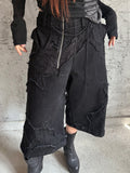 FANG DENIM JORTS