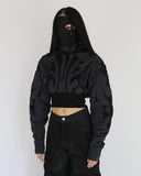 LILITH ARMORED HOODIE FADED BLACK