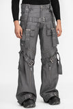 GEFÄNGNISS CARGO DENIM GREY