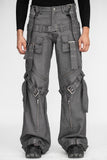 GEFÄNGNISS CARGO DENIM GREY