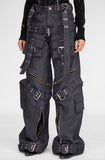 GEFÄNGNISS CARGO DENIM TINTED GREY
