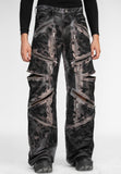 SPATTER ZIP ARMOUR DENIM