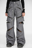 ZIP ARMOUR DENIM GREY