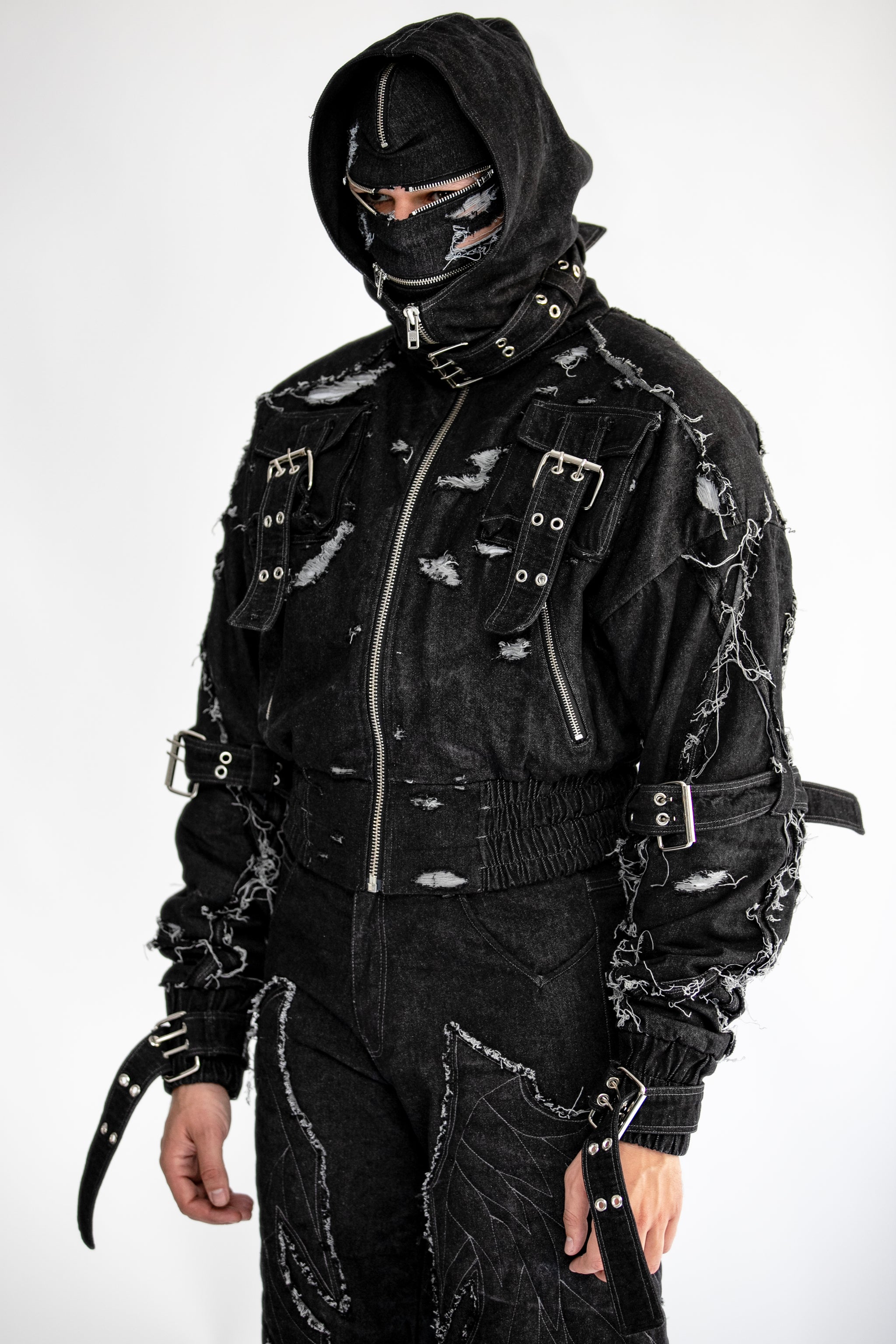 【maisonspecial】Crash Denim Blouson MAISON SPECIAL（メゾンスペシャル）の「Crash Denim Blouson