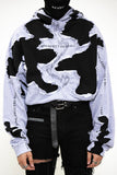 SHATTERED HOODIE LIGHT GREY