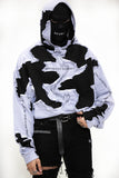 SHATTERED HOODIE LIGHT GREY