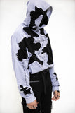 SHATTERED HOODIE LIGHT GREY