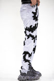 SPIRAL DISTRESSED DENIM CONCRETE GREY