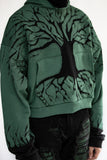 TREE OF LIFE HOODIE FOREST GREEN