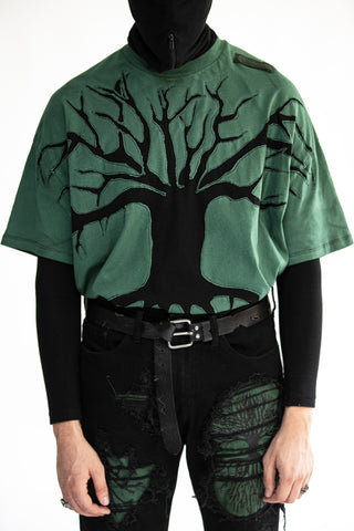 TREE OF LIFE TEE FOREST GREEN