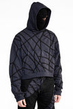 CAGE HOODIE FADED BLACK
