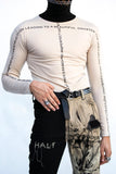 Masked Skin Longsleeve Beige