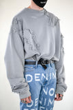 Shattered Shark Grey Crewneck