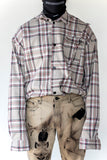 Unraveled Oversized-Check Flannel
