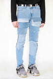 Unraveled Pocket Denim Blue